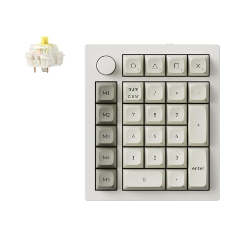 【新品未開封】Keychron Q0 Max バナナ軸（シェルホワイト） Amazon | 【国内正規品】Keychron Q0 Max QMKカスタム・テンキー